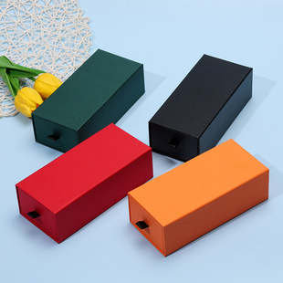 Wholesale Drawer gift box black eye packing box lipstick gift box perfume storage pull gift box in stock