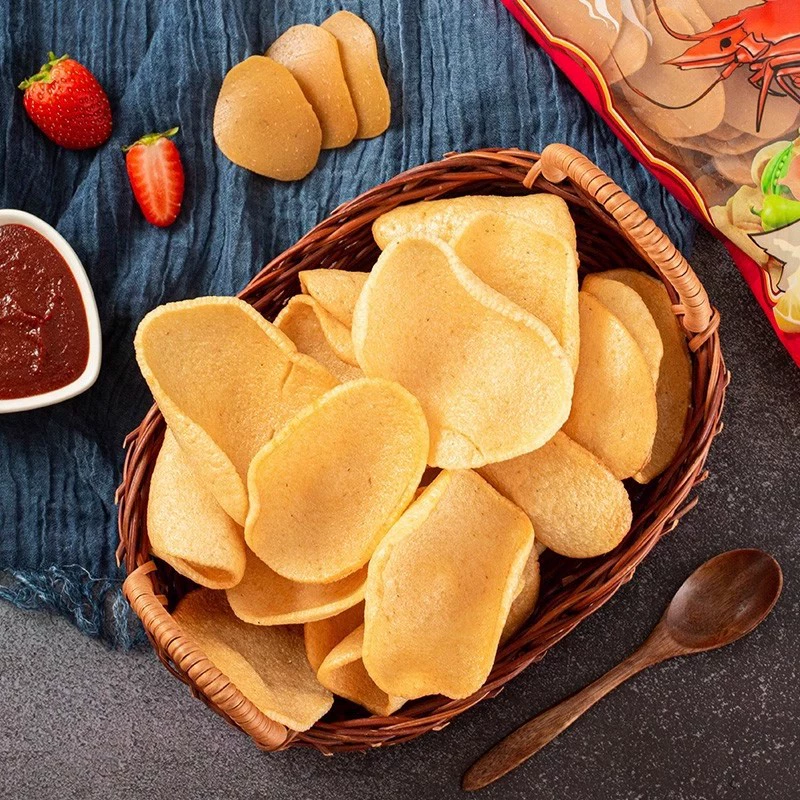  Thailand imported Shui Mama Songkhla shrimp crackers 500g Thai lobster crackers self-fried snacks semi-finished products for commercial use