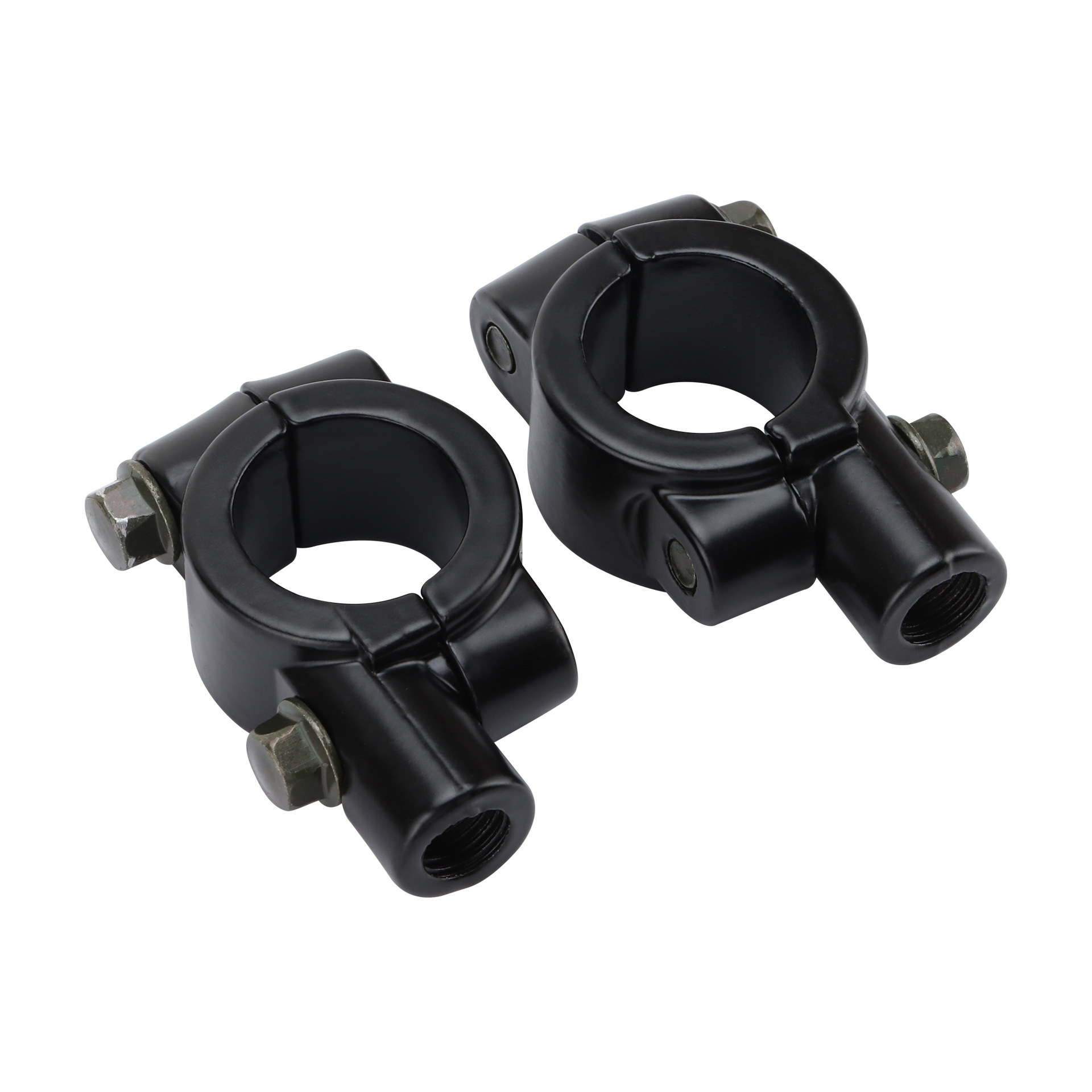 8mm Threaded 7/8“ Motorcycle Rearview Mirror Handlebar Mount Adapter Clamp