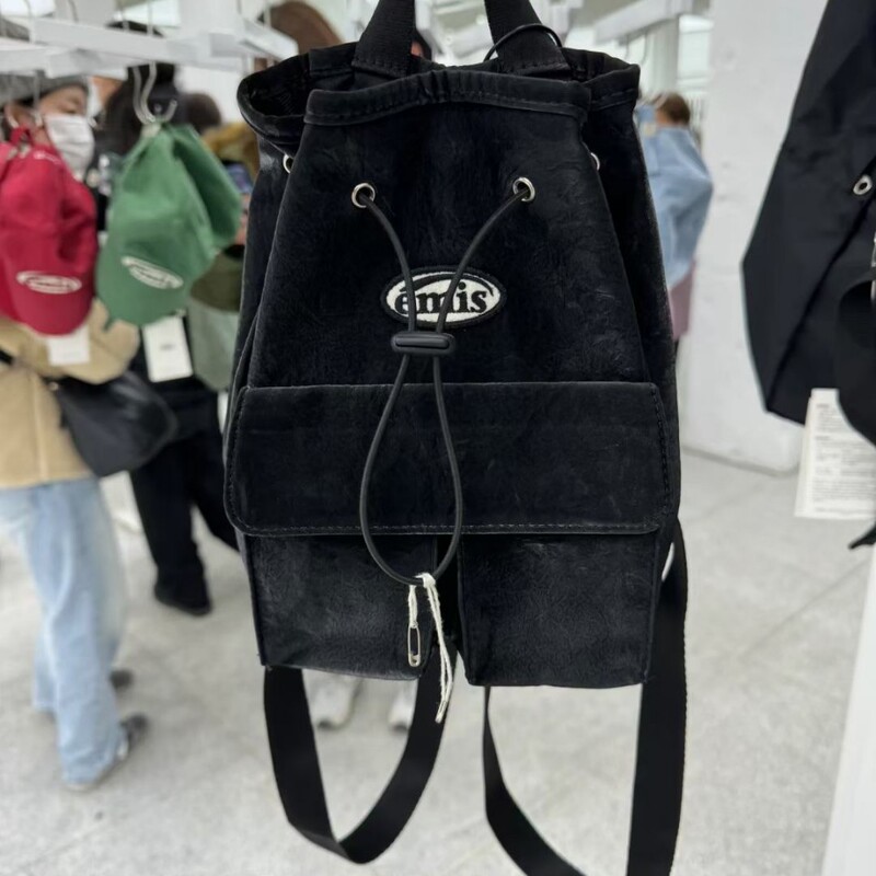 Korean Niche Brand Emis Designer Bucket Bag Armpit Bag Denim Canvas Shoulder Satchel Casual Sports Bag