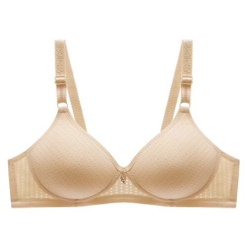 Factory wholesale bamboo charcoal lining cups, traditional thin mold cups, middle-aged and elderly women, breathable holes, smooth, auxiliary breast, bra for women