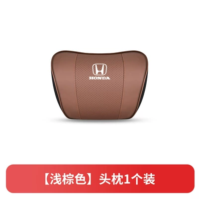 Crown Road URV Car Waist – Headrest - headrest-light-brown-single-pack