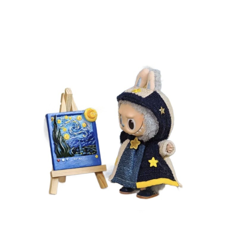 ラ・ブブ「星空」アートベビー服第一世代・第二世代スタンディング・シッティングスタイル17cmビニール人形着替え|undefined