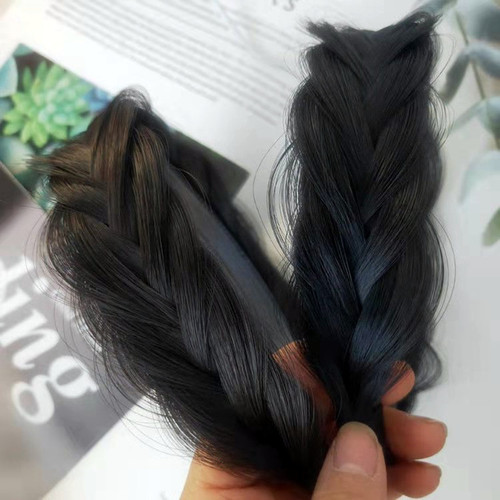 Fishbone braid wig, braided hairband, toothed non-slip braided hair headband, pressed hair headband, hairband, hair accessories, women's headwear