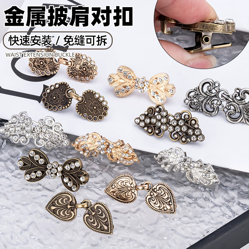 Шаль клип европейский и американский ретро свитер клип