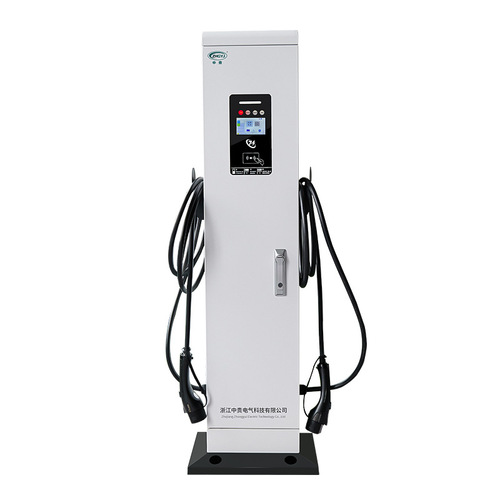 New Energy Electric Vehicle Charging Pile Universal Dual-Jaw AC 14kw Upright Home/Commercial 32A Scan Card