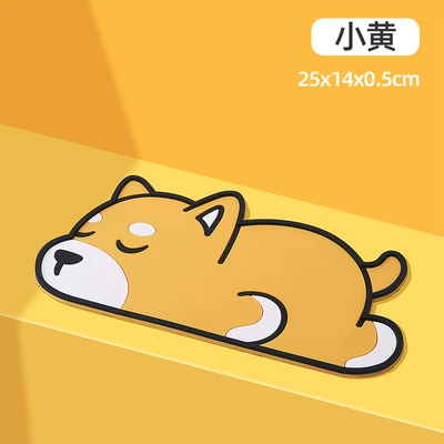 Car Anti-Slip Mat, Cute Cartoon Anti-slip mat - lazy-shiba-inu