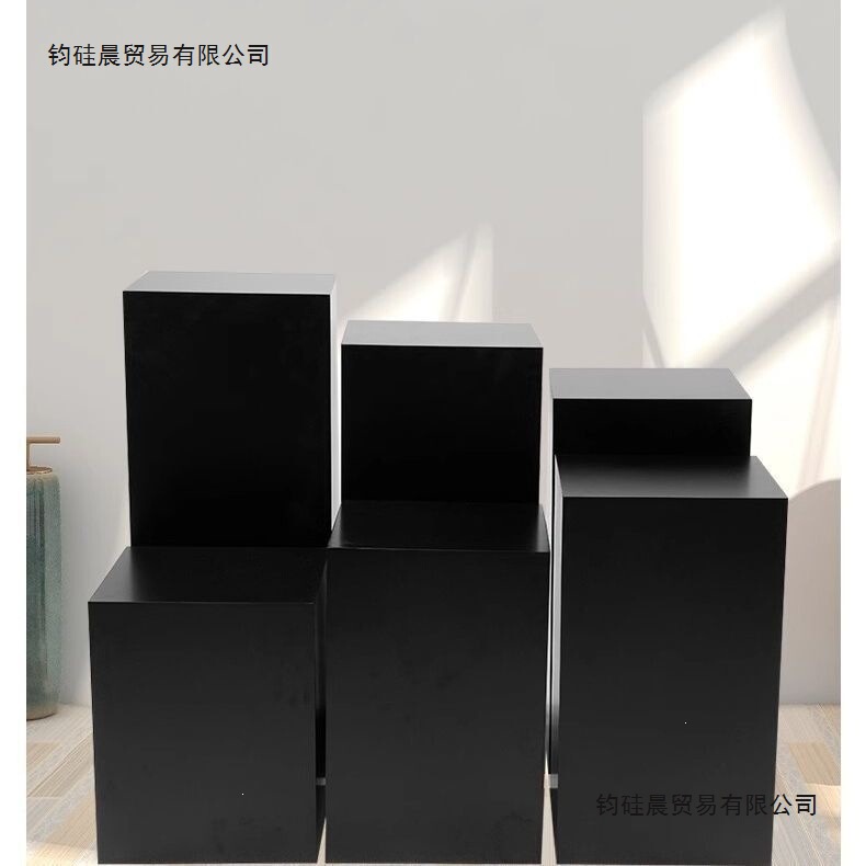 Wooden mannequin base display stand, foot pedal platform, live broadcast platform, rectangular clothing store window display stand Wooden mannequin base display stand, foot pedal platform, live broadcast platform, rectangular clothing store window display stand