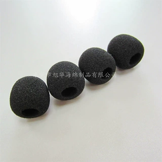 厂家批发领夹麦防风棉小蜜蜂扩音器海绵罩话筒咪套异型防风麦克风