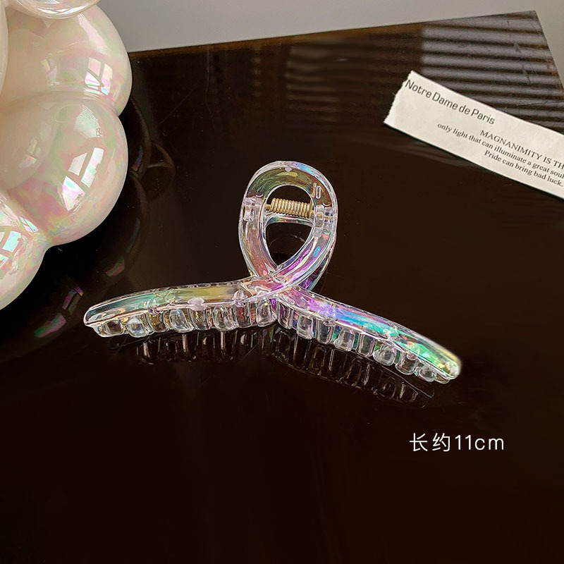 Colorido horquilla chica de espalda Cabeza updo antideslizante pinza de pelo no duele horquilla de pelo Corea del Sur Internet celebridad tiburón clip tocado