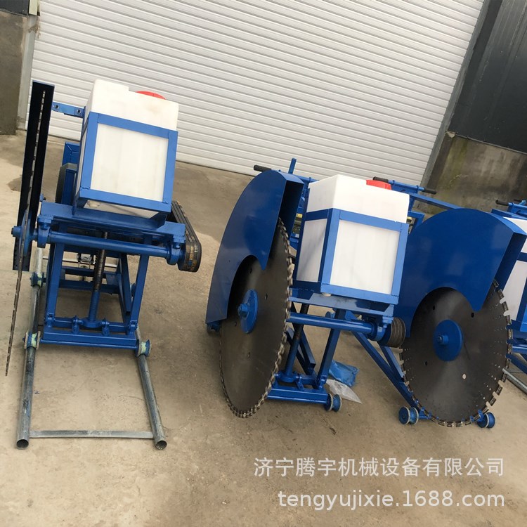 腾宇电动路面开槽机 带轨道站台切割机 混凝土桥面切缝机现货供应