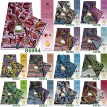 非洲洒金蜡染布african vlisco grand super wax fabric cotton