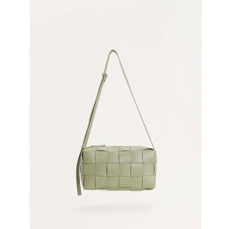 Niche Cowhide Shoulder Square Tote Bag Large Capacity Crossbody Bag Casual Women's Fashion Versatile Handbag Retro - Thumbnail 8