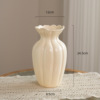 Princess diana vase large size cream yellow