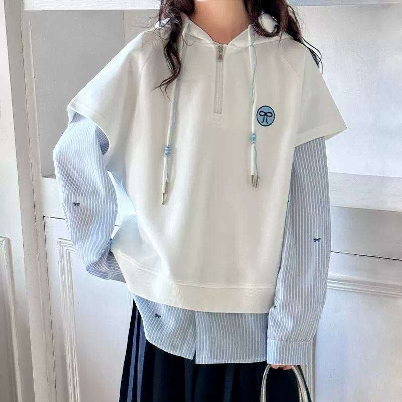 Костюм свитера для девочек 2025 Новый весенний и осенний стиль