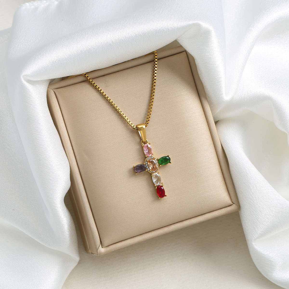 Collier pendentif classique en acier inoxydable pour homme_voghion.com
