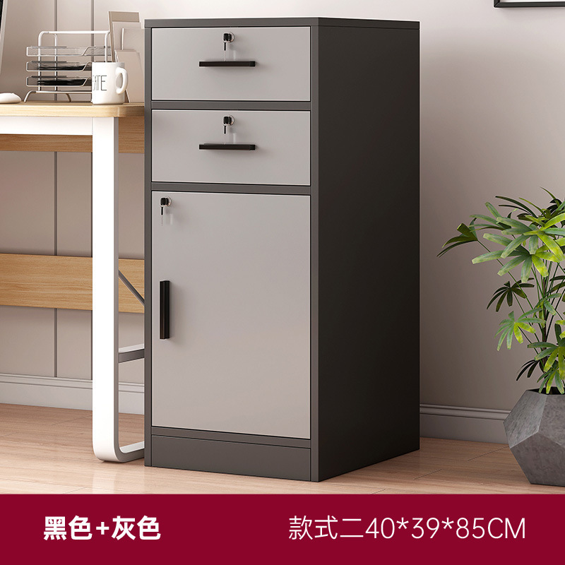 Gabinete de archivo cajón pequeño armario con cerradura gabinete Oficina simple gabinete bajo empresa dormitorio gabinete de almacenamiento estantería