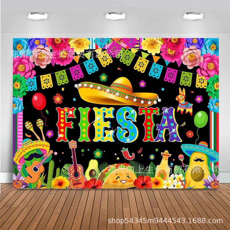 Cross-border Yamasun May 5th Festival Photo Scene Background Cloth Can Design Straight Hair from Other Graphic Manufacturers