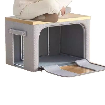 大容量折叠整理收纳箱 可视家用被子羽绒服收纳箱衣物百纳箱