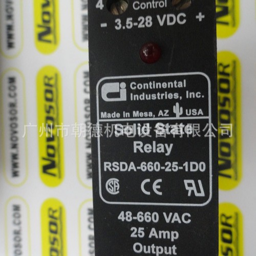 RSDA-660-25-1DO  CONTINENTAL INDUSTNES 继电器模块