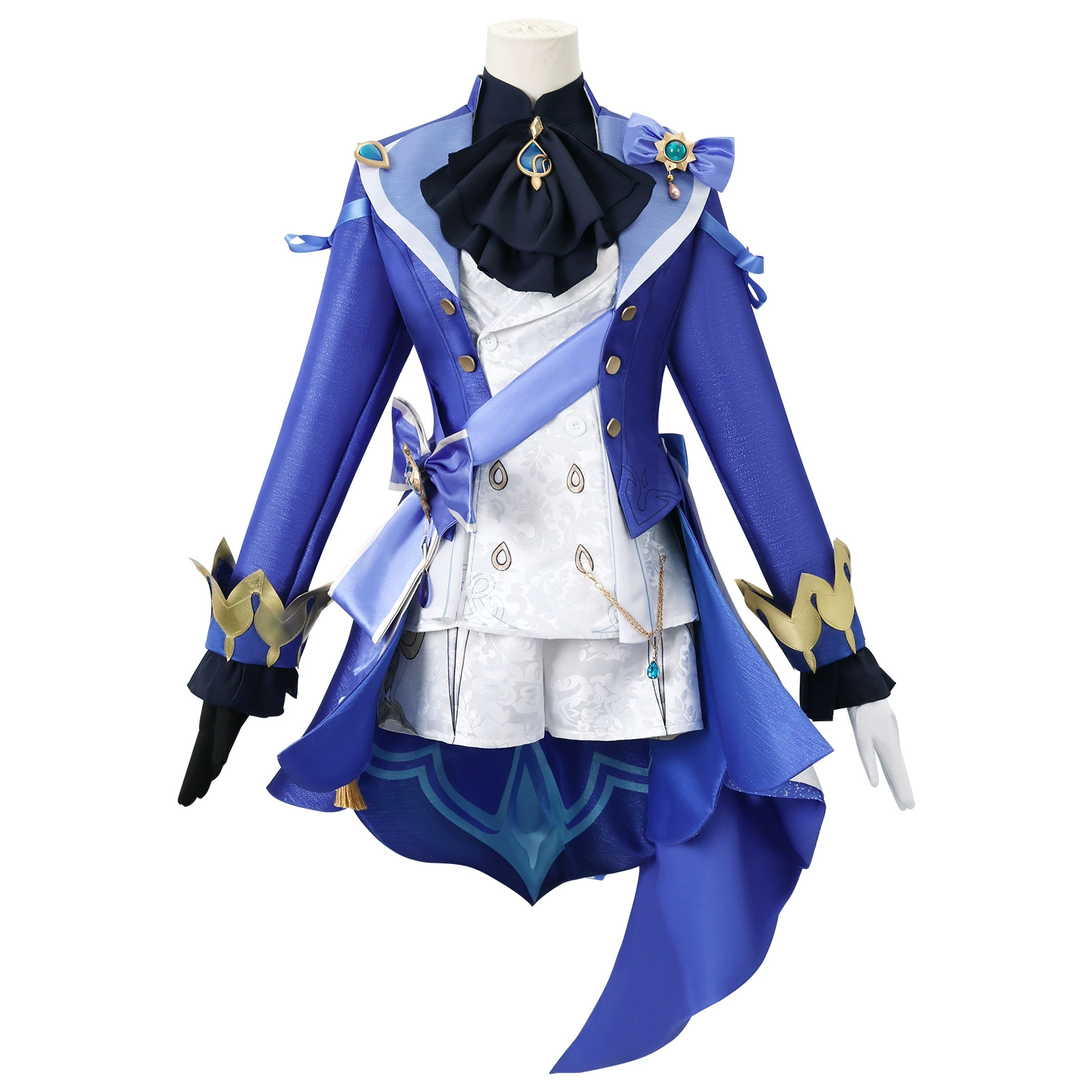 Genshin Impact Cosmet Высокая версия Fucaros Cosplay Costume Fontaine Water God Funinga Cosmet