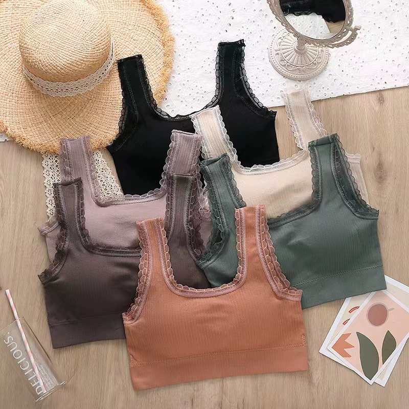 Взрывы в японском и корейском стиле девушка сексуальная собрана с запахом грудь кружево Красивая спина спортивный жилет для йоги нижнее белье для женщин