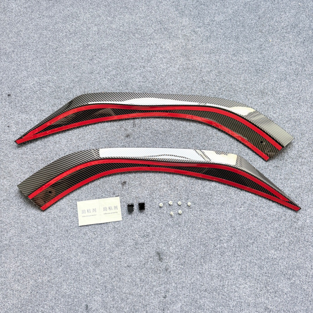 Suitable for SAIC Audi A5L modification: front spoiler, front corner guards, front bumper corner protectors, anti-collision strips, front face decorative protective stickers