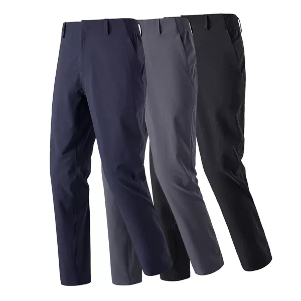 Fully Rubberized Business Commuter Casual Outdoor Hiking and Mountaineering Pants, Windproof Sports Trousers, Casual Pants