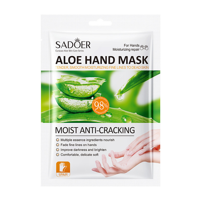 Transfronterizo Sadoer leche de cabra nicotinamida máscara de mano máscara de pie de otoño e invierno hidratación spot fábrica de comercio exterior venta directa image 15