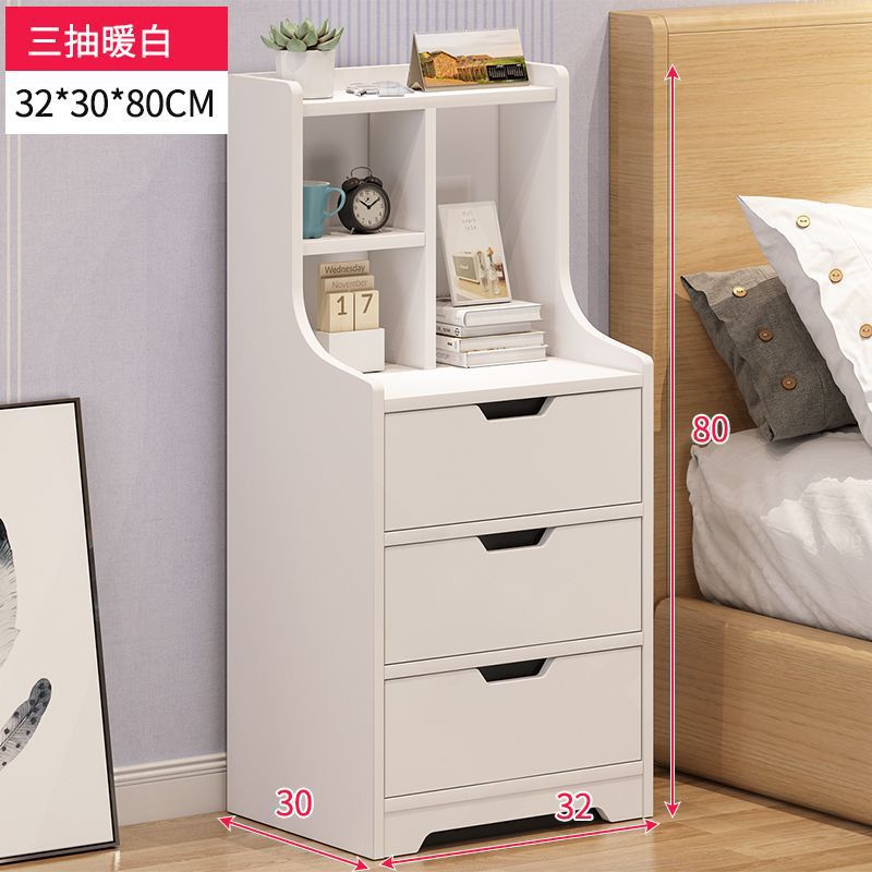 따뜻한 흰색 32cm 3개 드로우, 높은 가성비