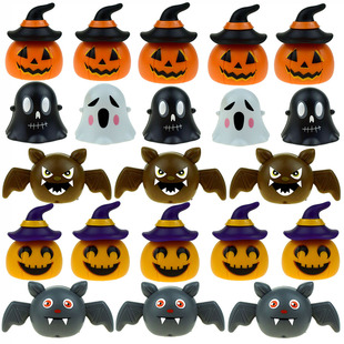 Hot Sale Novelty Halloween Pumpkin Bat Ghost Children's Small Toy Kindergarten Toy Car Gift