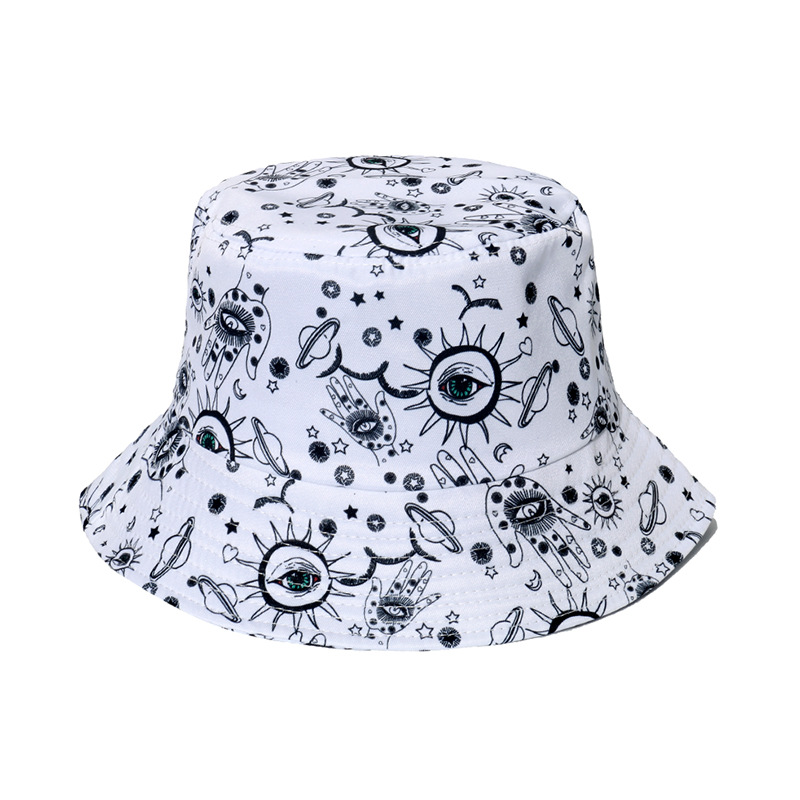 Unisex Fashion Tiger Leopard Sewing Flat Eaves Bucket Hat display picture 2
