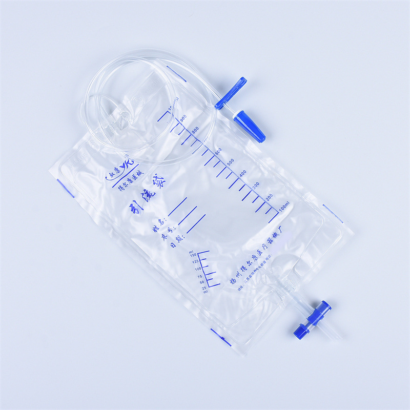 康医用逆流防止使い捨てドレナージ袋1000ml/2000ml男女尿袋独立バッグ|undefined