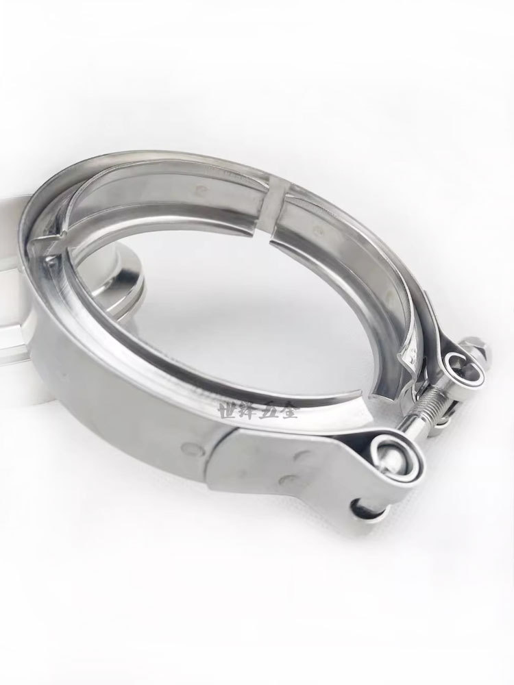 排气管卡箍消声器抱箍涡轮卡扣304不锈钢U型喉箍槽宽11MM厂家
