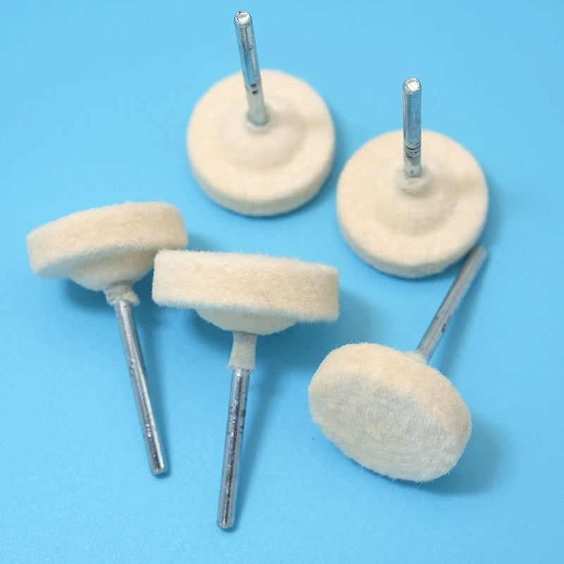 Электрическая шлифовальная головка Т-образной формы для полировки шерсти, 3-ручная форма для зеркала, тонкая полировка, шерстяной шарик, шлифовальная головка, шерстяное колесо