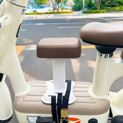 Front-mounted electric vehicle child seat, electric motorcycle child seat, baby stool, Aima child carrier seat (Electric car child seat) - huiqi-high-load-capacity-m2-single-seat-binding-device-load-capacity-80kg-hot-seller-direct-discount-limited-time-offer