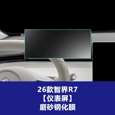 Car interior film – Display Screen Protective Film Supplies - 26-models-of-zhijie-r7-123inch-instrument-screen-frosted-tempered-film