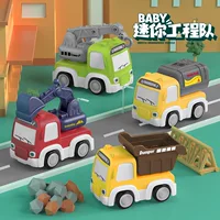 Детская игрушка Инженерная машина экскаватор мальчик инерция мини-головоломка игрушка машина встряхивает звук для оптовых продаж