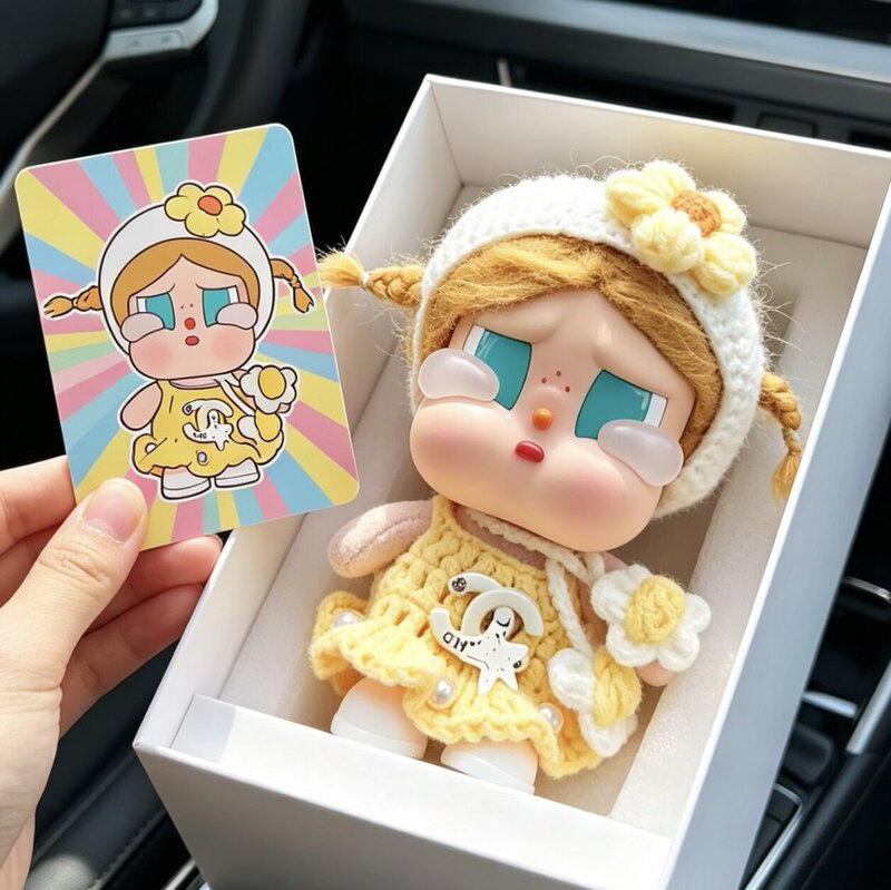 Only Doll Clothes】Suitable for Crybaby Crying Doll Clothes, Gulu Gulu Outfit, 15cm Seaside Vacation Doll Clothes, Cute Only Doll Clothes】Suitable for Crybaby Crying Doll Clothes, Gulu Gulu Outfit, 15cm Seaside Vacation Doll Clothes, Cute