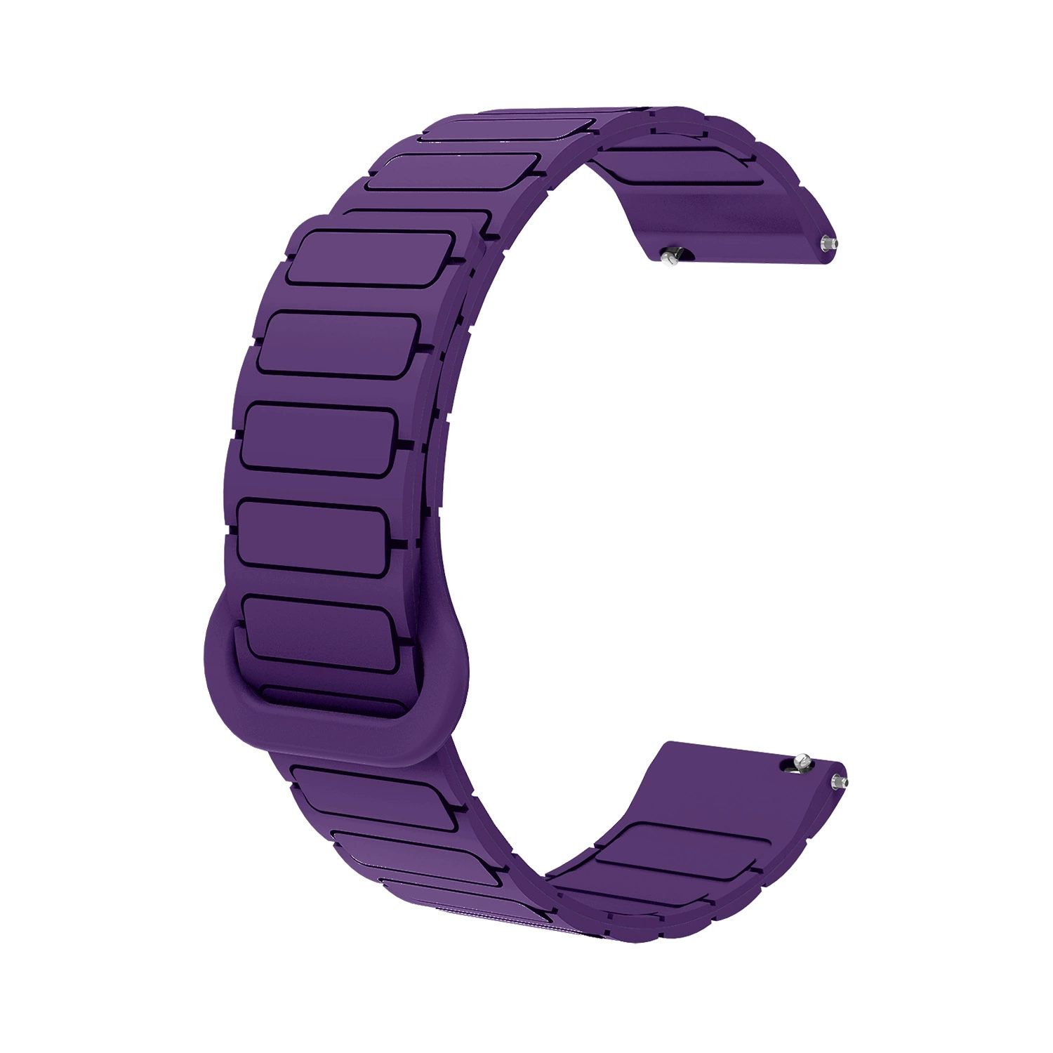 Подходит для Samsung/Huawei/Huami/Garmin/Loop I-образный магнитный силиконовый ремешок 12/18/20/22 мм