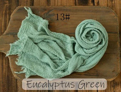 Toalla de gasa recién nacido niños fotografía elástico envoltura de tela bebé fotografía tela plisada seersucker envoltura de tela