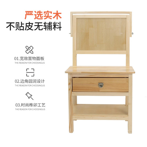 Wholesale solid wood art drawing table studio drawing drawing table drawer type easel sketching art student lifting style drawing table