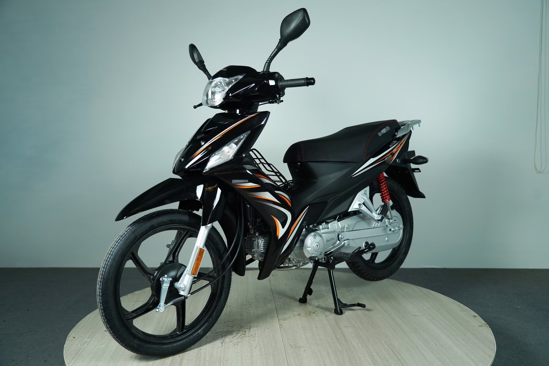 Cross-Border Kavaki Two-Wheeled Fuel-Powered Motorcycle, Vintage Underbone Motorcycle, Kawasaki Fuel-Efficient Two-Wheeler