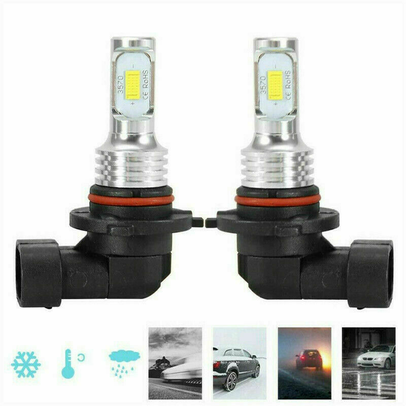 Luz transfronteriza del automóvil faro de niebla de 6 piezas H11 + 9006 + 5202 lámpara LED de automóvil luz blanca