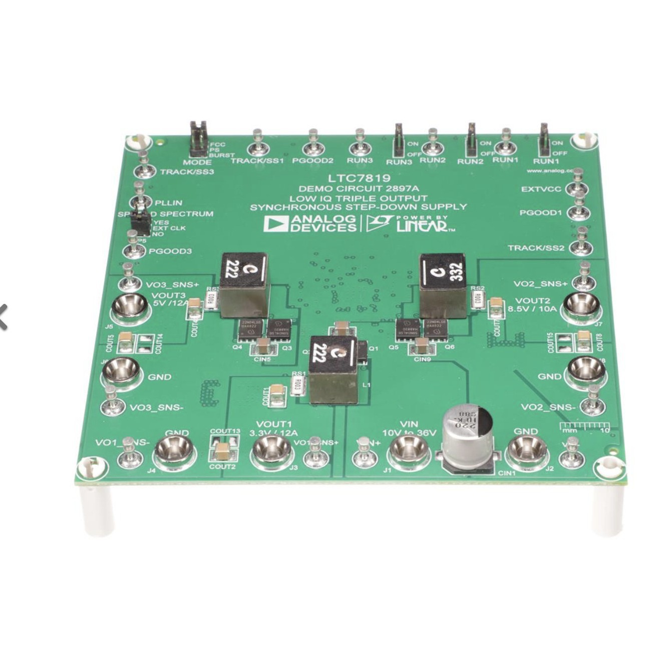 DC2897A LTC7819 DC/DC 步降 3 非隔离 输出评估板 开发工具