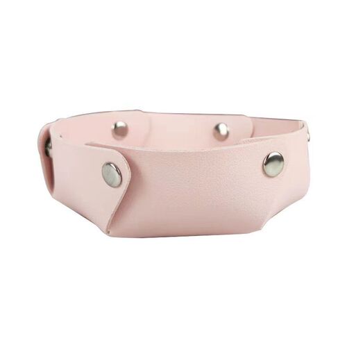 Leather storage box, desktop living room foldable storage box, tray PU leather plate, key storage box wholesale and distribution