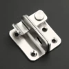 Silver large right nail door buckle