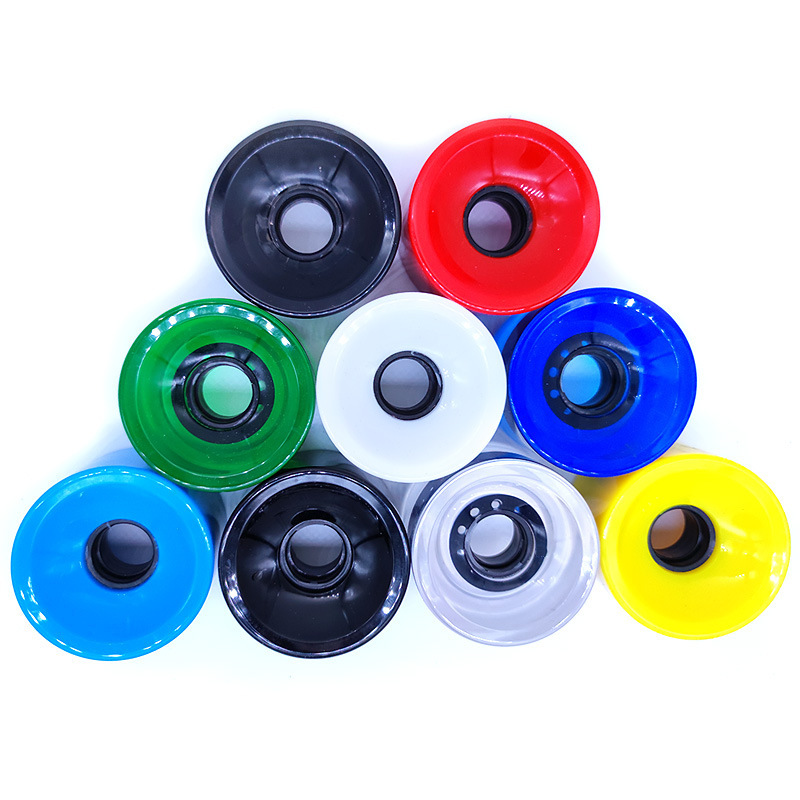 Wholesale Four-Wheel Skateboard Wheels 70X51Mm Land Surfboard Longboard Brush Street Wheels 78A Colorful Transparent Pu Wheels Wholesale Four-Wheel Skateboard Wheels 70X51Mm Land Surfboard Longboard Brush Street Wheels 78A Colorful Transparent Pu Wheels