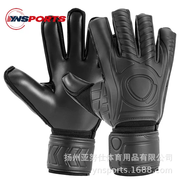 Factory Direct Sales Goalkeeper Gloves Cross-Border Football Goalkeeper Gloves Adult and Children Latex Finger Protection Training Equipment
