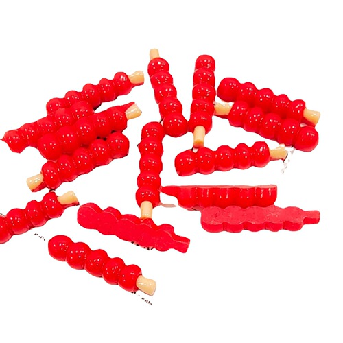Resin candied haws doll house cartoon New Year accessories DIY homemade handmade mobile phone case material package hair clip head rope